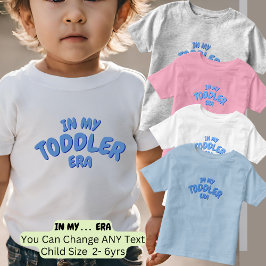 Camiseta De Bebé Añadir palabra en mi Personalizado Blue TODDLER ER