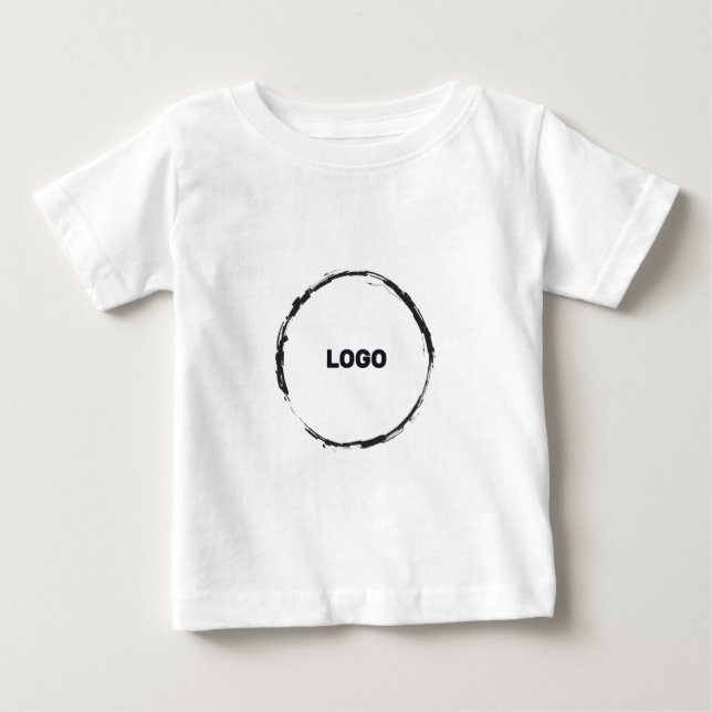 Camiseta De Bebé añadir su logotipo en un (Anverso)