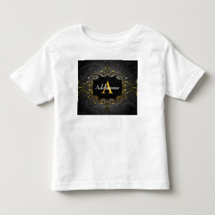Camiseta De Bebé Añadir su nombre e inicial