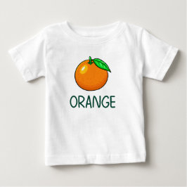 Camiseta De Bebé Anaranjado