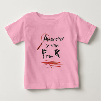 CAMISETA DE BEBÉ ANARQUÍA EN LA CRIANZA ORGÁNICA PRE-K