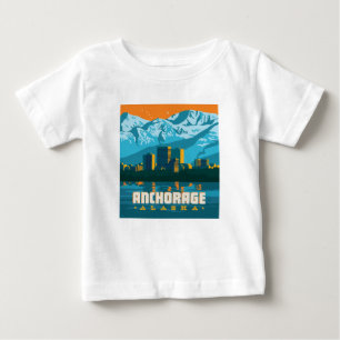Camiseta De Bebé Anchorage, Alaska