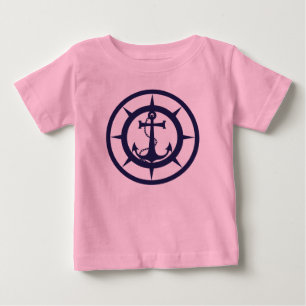 Camiseta De Bebé Ancla náutica