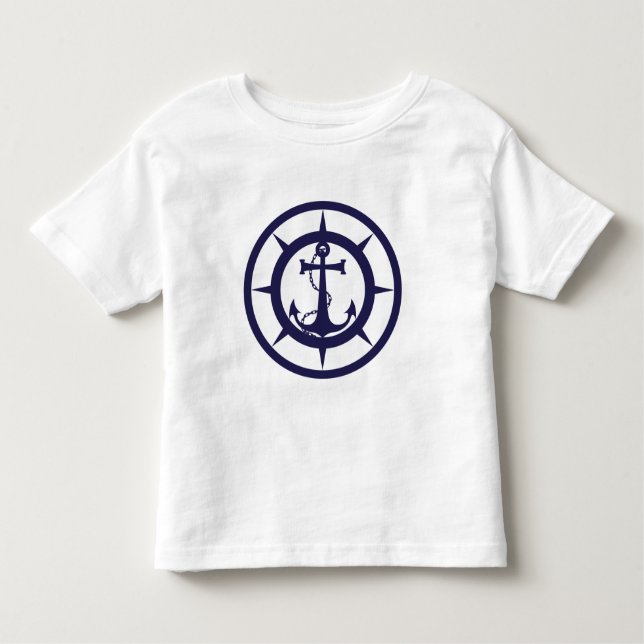 Camiseta De Bebé Ancla náutica (Anverso)