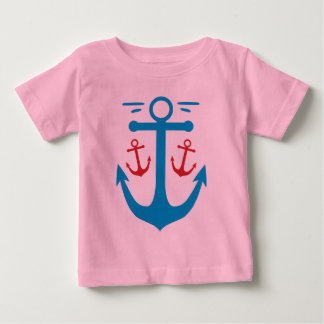 Camiseta De Bebé Anclaje de vintage