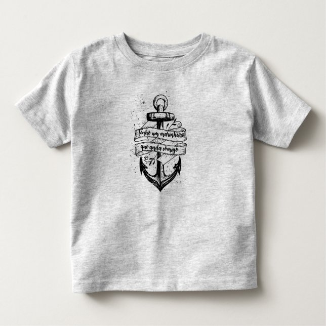Camiseta De Bebé Ancora - marinheiro (Anverso)