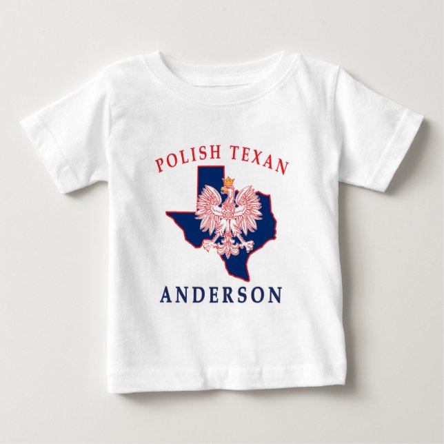 Camiseta De Bebé Anderson Poland Texan (Anverso)