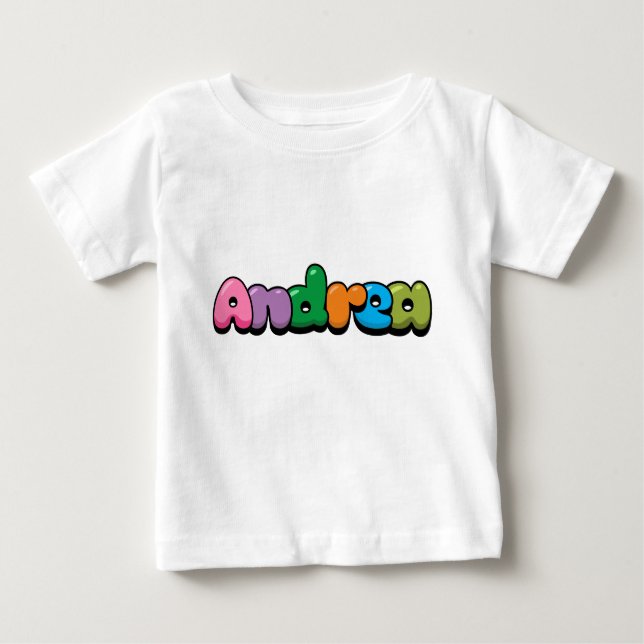 Camiseta De Bebé Andrea (Anverso)