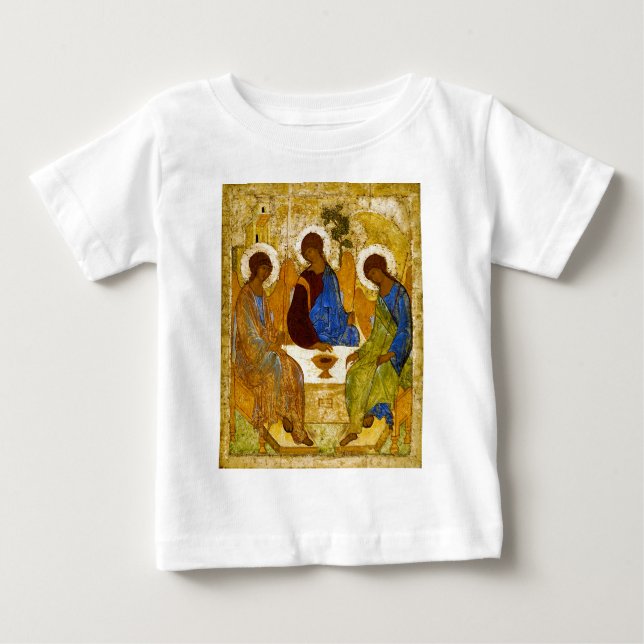 Camiseta De Bebé Andrei Rublev, icon of the Trinity (Anverso)