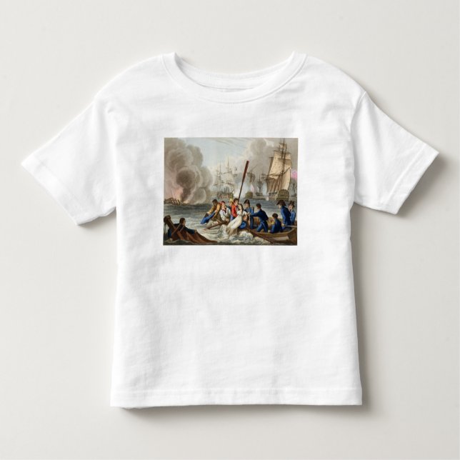 Camiseta De Bebé Anécdota en la batalla de Trafalgar (Anverso)