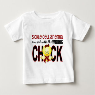 Camiseta De Bebé Anemia anemia de células falciformes mezclada con 
