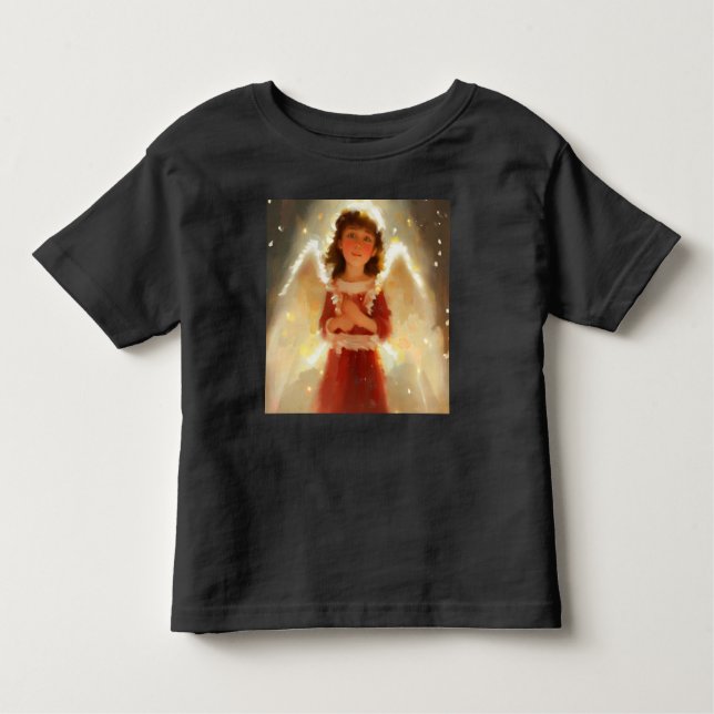 Camiseta De Bebé Ángel 4 navidades (Anverso)