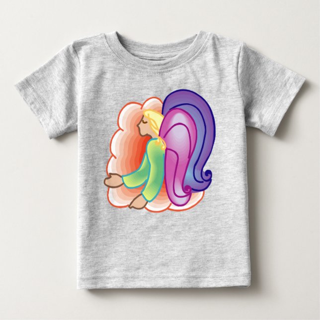 Camiseta De Bebé Ángel Amor (Anverso)