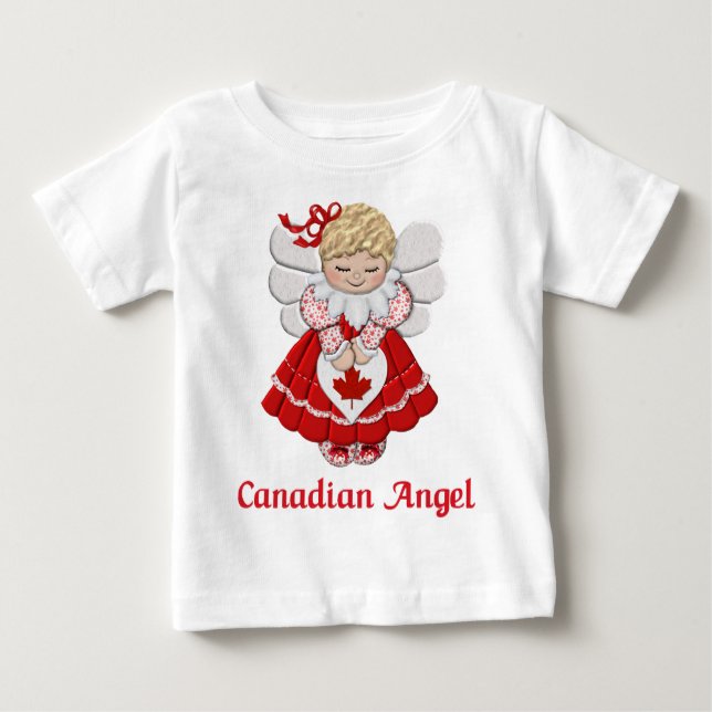 Camiseta De Bebé Ángel canadiense (Anverso)