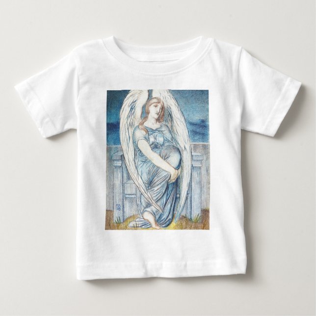 Camiseta De Bebé Ángel de la Guardia en la Biblia Hebrea (Anverso)