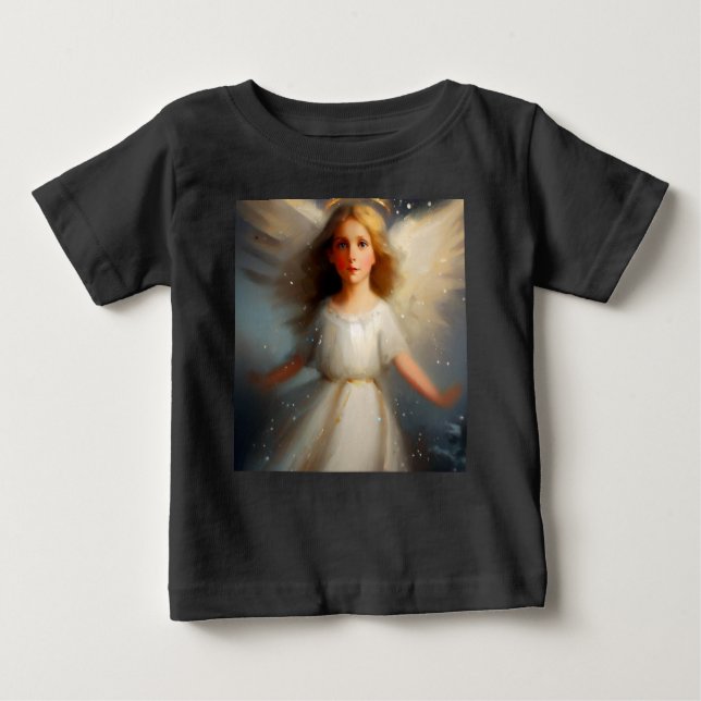 Camiseta De Bebé Ángel de Navidad 2 (Anverso)