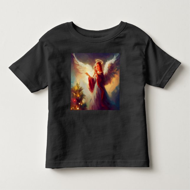 Camiseta De Bebé Ángel de Navidad 3 (Anverso)