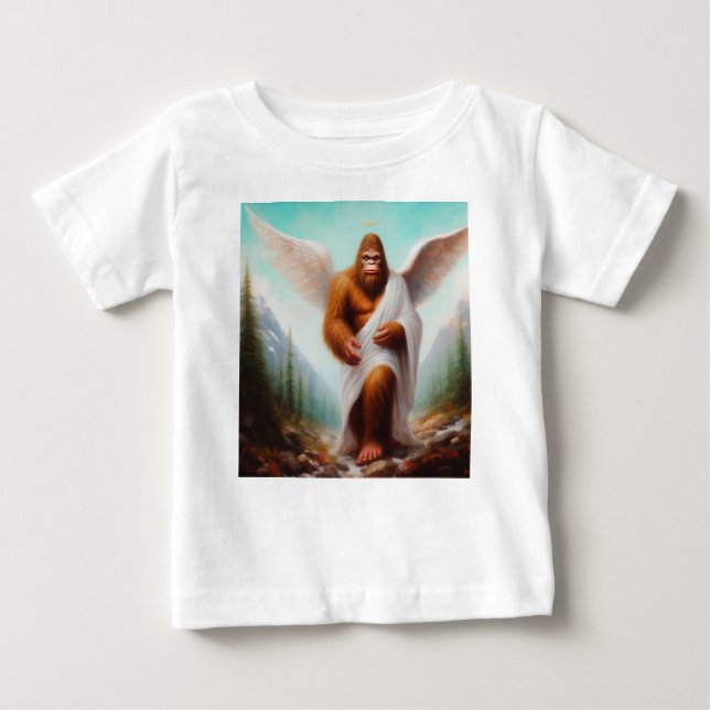 Camiseta De Bebé Ángel de pie grande (Anverso)