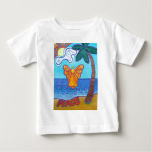 Camiseta De Bebé Ángel de playa de California