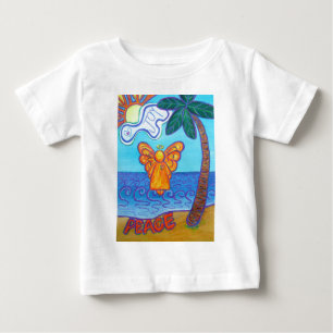 Camiseta De Bebé Ángel de playa de California