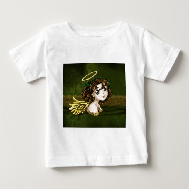 Camiseta De Bebé Ángel del acebo (Anverso)