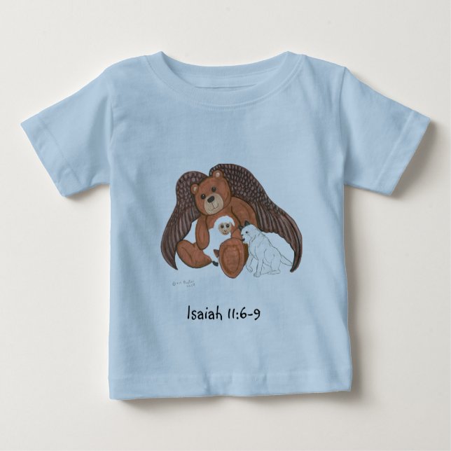 Camiseta De Bebé Ángel del peluche (Anverso)