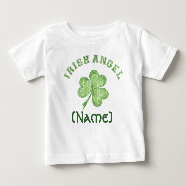 Camiseta De Bebé Ángel irlandés (Anverso)