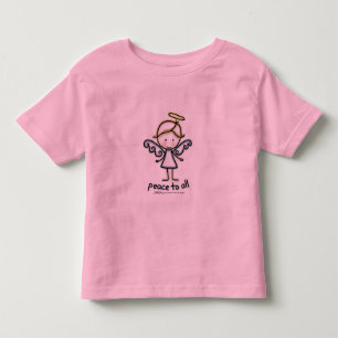 Camiseta De Bebé Ángel-paz delineado para todos