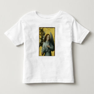Camiseta De Bebé Ángel que lleva a cabo una rama de olivo