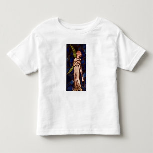 Camiseta De Bebé Ángel que toca una trompeta, c.1280