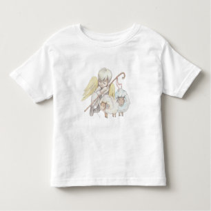 Camiseta De Bebé Angel Shepherd con Pastoral de ambs