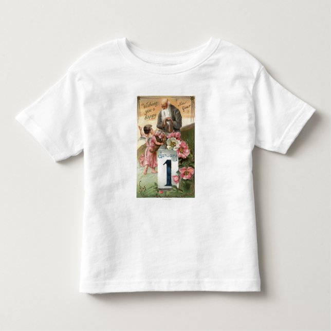 Camiseta De Bebé Ángel y tiempo del padre # 2 (Anverso)