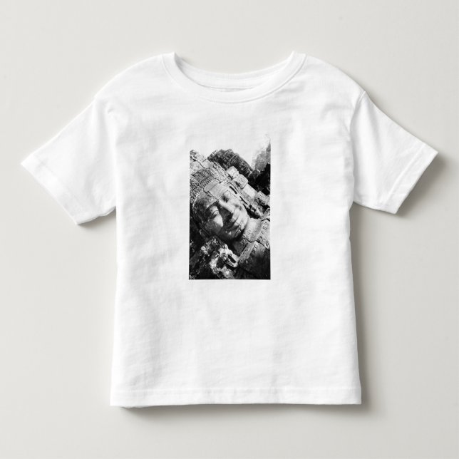 Camiseta De Bebé Angkor Camboya, Cabeza El Bayon (Anverso)