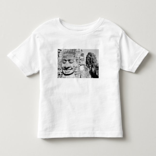 Camiseta De Bebé Angkor Camboya, Cabezas El Bayon (Anverso)