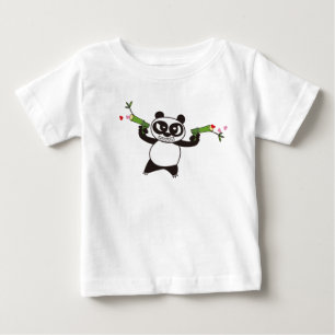 Camiseta De Bebé Angry Face Panda 28