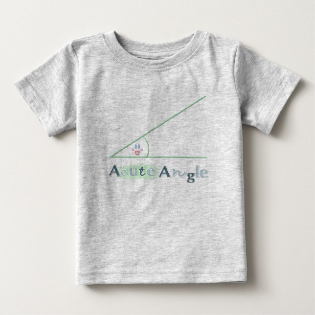 Camiseta De Bebé Ángulo agudo (Anverso)