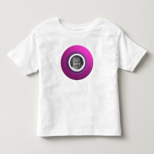 Camiseta De Bebé Anillo rosa personal con foto Personalizado