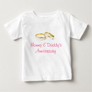 Camiseta De Bebé Anillos bodas