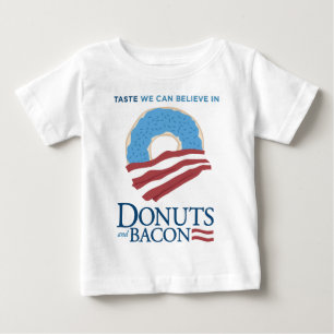 Camiseta De Bebé Anillos de espuma y tocino: Gusto que podemos