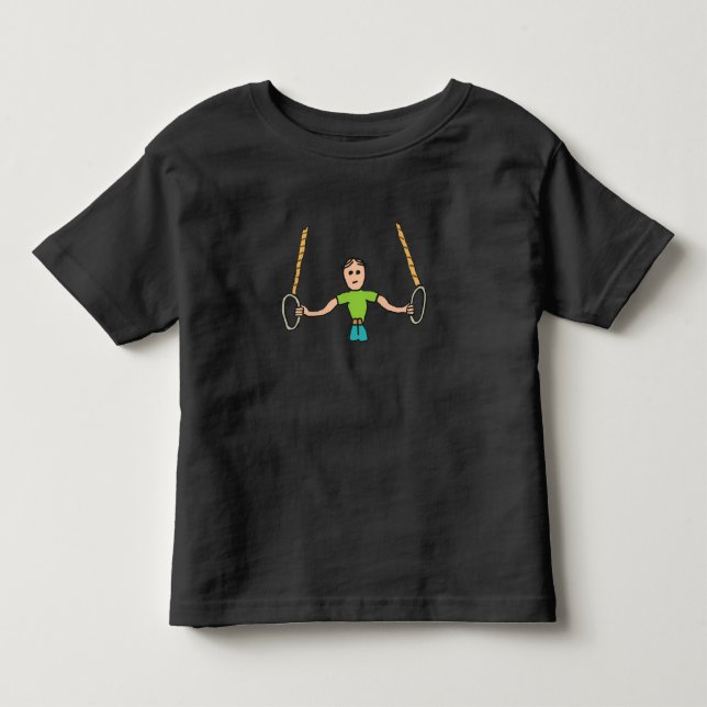Camiseta De Bebé Anillos Gimnásticos (Anverso)
