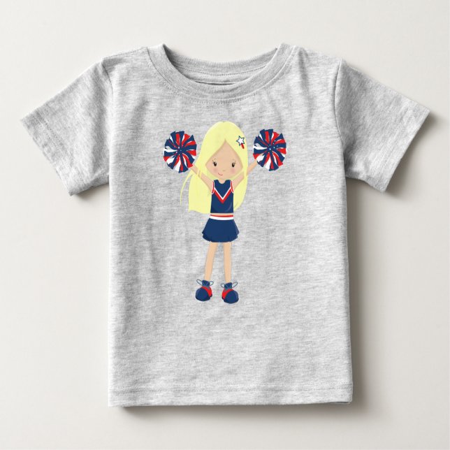 Camiseta De Bebé Animadores, animadores, Chica, pelo largo (Anverso)