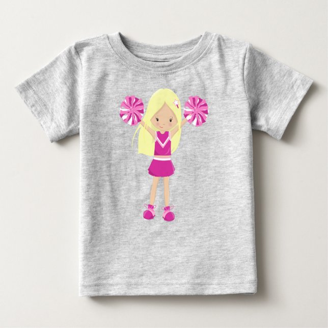 Camiseta De Bebé Animadores, Chica, pelo largo, animador (Anverso)