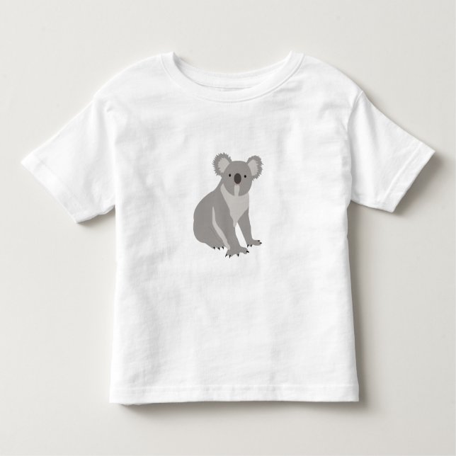 Camiseta De Bebé Animal australiano de Cute Koala (Anverso)