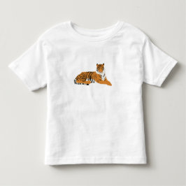 Camiseta De Bebé Animal de Jungle Tiger