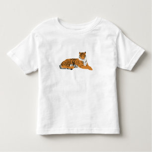 Camiseta De Bebé Animal de Jungle Tiger