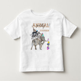 Camiseta De Bebé Animal de la fiesta de cumpleaños de Jungle Safari