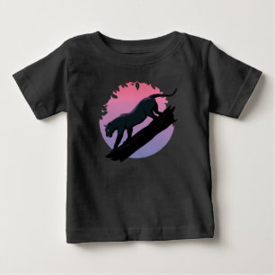 Camiseta De Bebé Animal de la jungla de la pantera negra