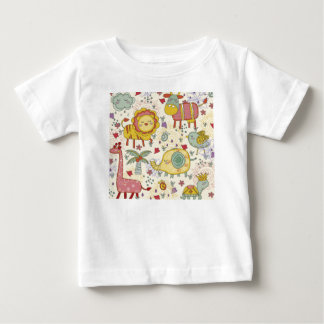 Camiseta De Bebé animal paint