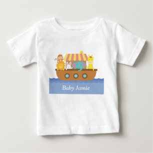 Camiseta De Bebé Animales Adorables, Arca de Noé, para bebés