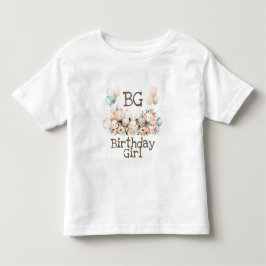 Camiseta De Bebé Animales Bebés Primer Cumpleaños